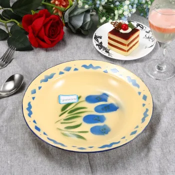 2018 Hot Design Wholesale Enamel Cooking Plate