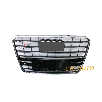 S8 Style Grille High-Quality Front Bumper Grille for Audi A8 2015-2018