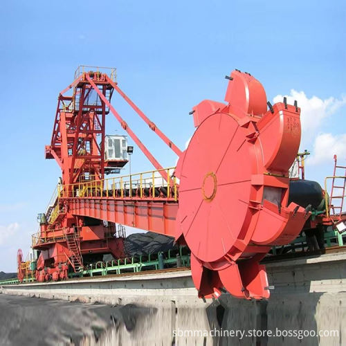 High-Capacity Sand and Cement Bucket Wheel Stacker and Reclaimer Systems