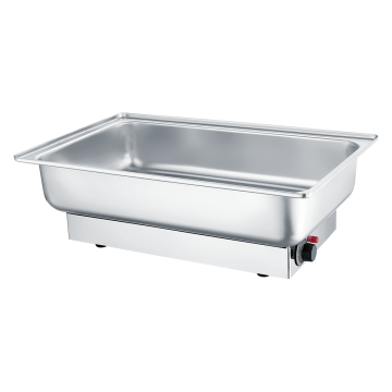 Chafing Dish à rouleau oblong en acier inoxydable avec cuiseur vapeur