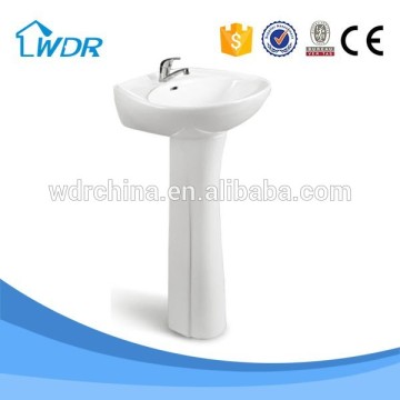 Cheap price sanitary ware ceramic pedestal wash bathroom basin