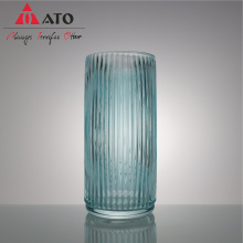 Vaso di fiori secchi moderni di lussuoso vaso di vetro decorativo