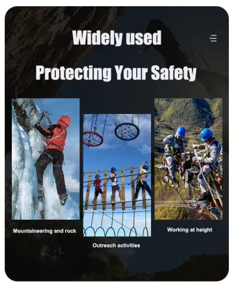 Q&C 7075 Aviation Aluminum D-Type Carabiner Climbing Hook