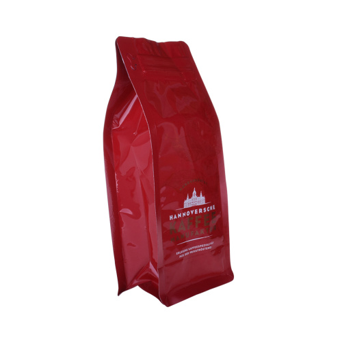 Recycle Materials Flat Bottom Ziplock Pouch Coffee Bag