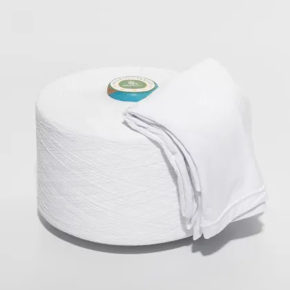 100% Recycled Cotton Yarn and OE Cotton Viscose Blend Yarn