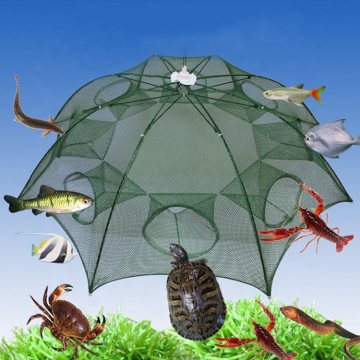8 fish entrance holes umbrella fishing trap