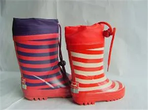 Children rubber rain boots