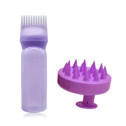 Hair Tools and Shampoo Bottle Set