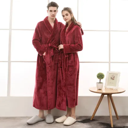 Women's Luxury Flannel Robe - Wholesale Bathrobes & Pajamas