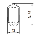 Molde de extrusión de aluminio para puerta plegable que ahorra energía