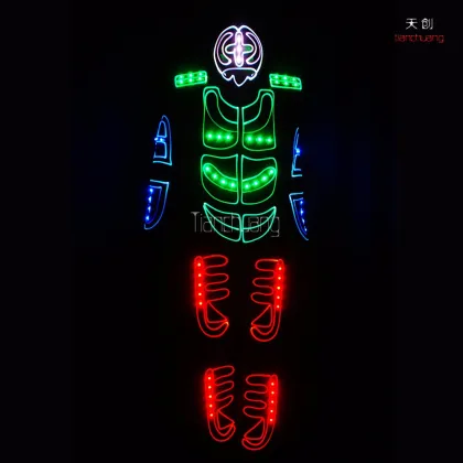 dmx led flash Indian dance costume