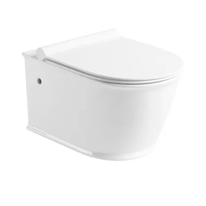 Modern European Design Ceramic White Hotel Room Toilet