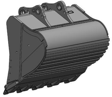 High-Performance 95T Large Mining Excavator Bucket