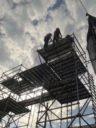 Allround Layher Ringlock Scaffolding System for Building Work