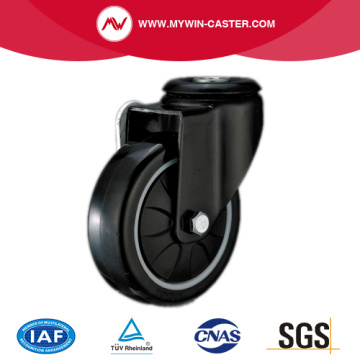 Obrotowe kółka przemysłowe z otworem na śrubę
