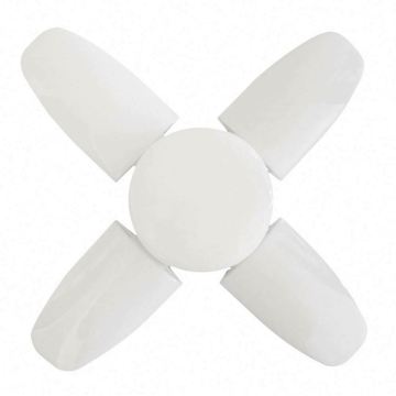Bulbi a ventola a soffitto a LED pieghevole regolabili: 30W, 40W, 50W, 60W - Bomballos leggero a risparmio energetico