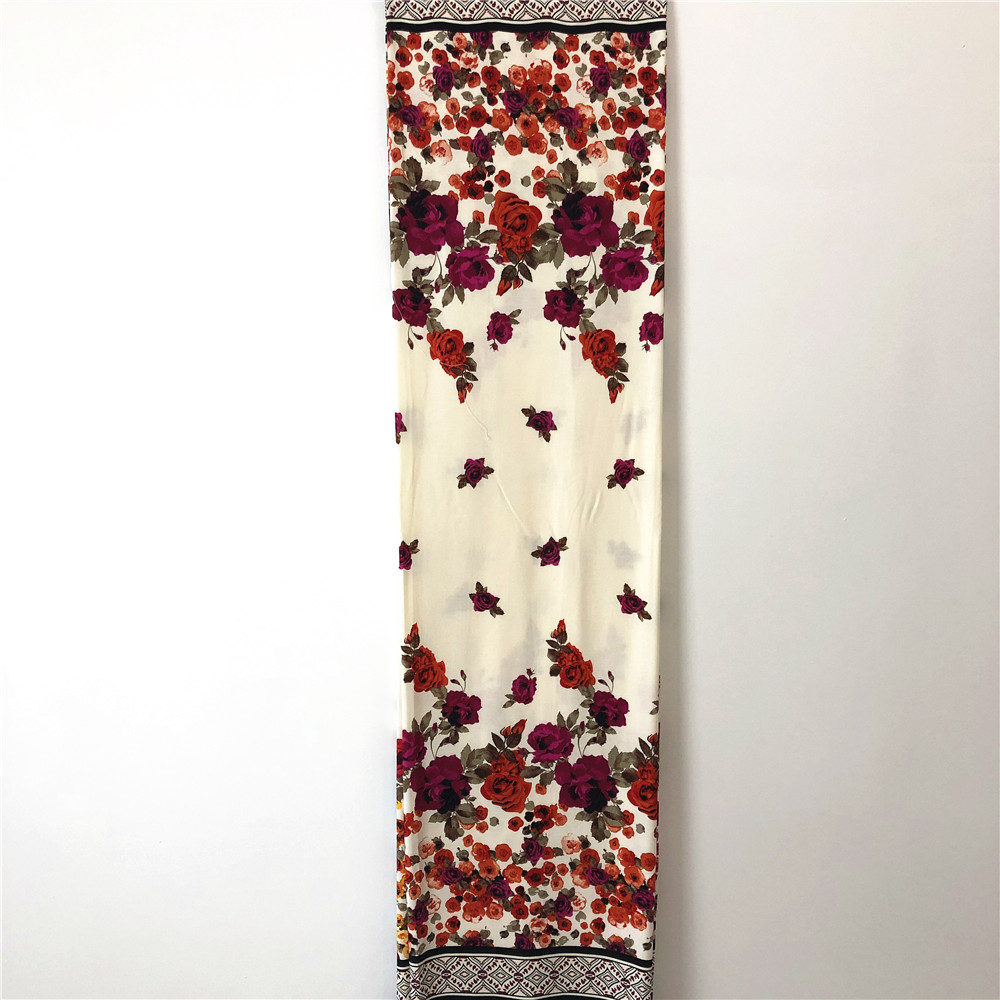 Flower Rayon Twill Printed