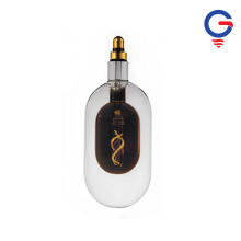 Bec decorativ LED-negru