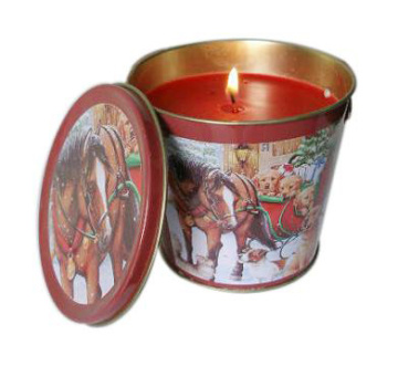 Tin Tube Candle
