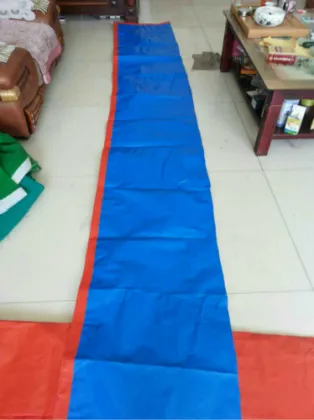 An Awning Cloth With A Drop Of Water