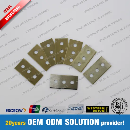 Foil Cutting Carbide Three Hole Slitting Blade