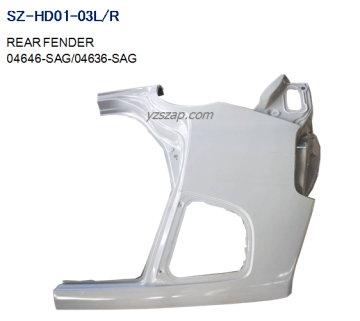Steel Body Autoparts Honda 2003 FIT/JAZZ Rear Fender