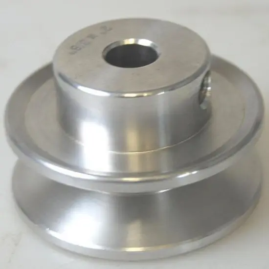 High precision cnc machined stainless steel/aluminum electric motor pulley