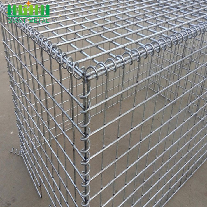 Factory supply galvanized hesco welded gabion box