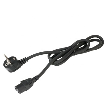 Custom Length Power Cables Factory - 3ft to 25ft EU Plug Computer Power Supply Cords