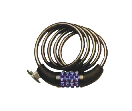 Four Password Cable Lock with Bigger Padlock
