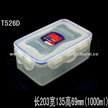PP small plastic snapware airtight food storage container