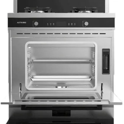 Intuitive Display Super Sound-Off Integrated Stove