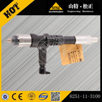 Komatsu parts PC450-8 excavator injector assembly 6251-11-3100