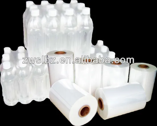 Plastic PVC heat shrink bottle packaging film in roll