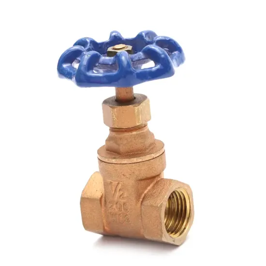 Gate Valves Forged Water Gate Valve Brass Forged Body Flat Steel Handlewheel Female BSP NPT Thread PN20 Brass Gate valve