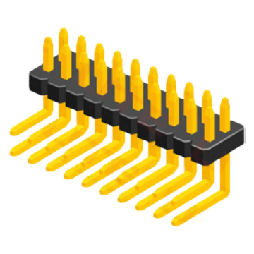 Kąt prosty 1,27 mm Dual Row Pin złącze nagłówka - wysokiej jakości