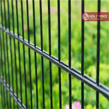 pvc caoted double wire mesh fence