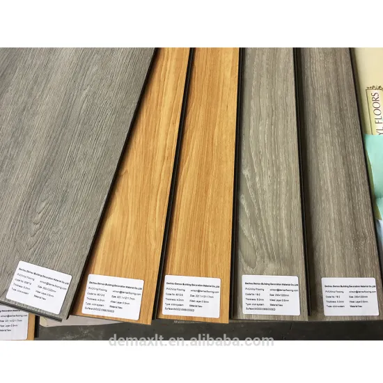 Anti -bacterial locking click system durable hospital pvc flooring