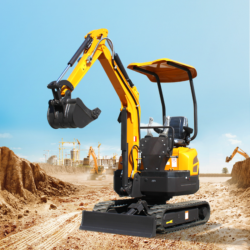 Çin Mini Excavator Xn16 1.6 Ton Rhinoceros Küçük Digger, BossGoo
