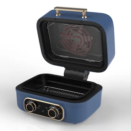 6L 220 Voltage Power Air Fryer Griddle Without Oil Ninja Foodi 5-in-1 Indoor Grill with Air Fry PowerXL Grill Air Fryer Combo