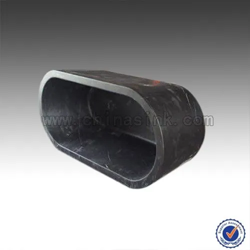 Pietra Grey Stone Bathtub, Dark Gray Marble Bathroom Tub