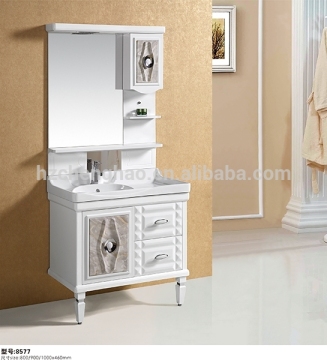 Modern Europe Luxury Floor PVC Bathroom Vanity Cabinet
