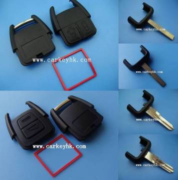 HU100 HU43 left right Blade Opel 2 button remote key shell blank cover case fob