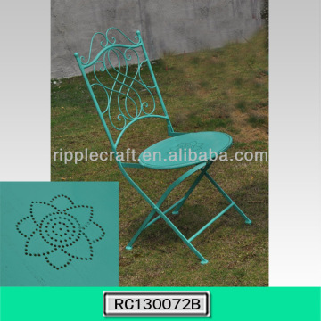 Stackable Metal Folding Garden Chair Hot Sell Garden Furniture