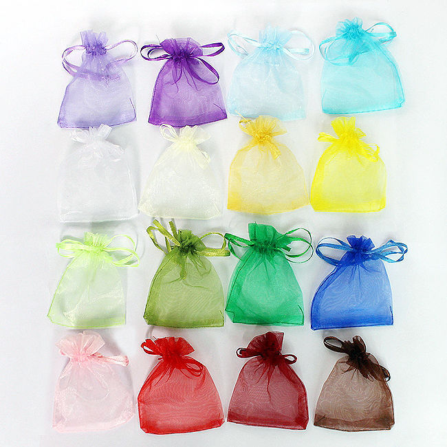 Stylish wedding customizable organza pouch