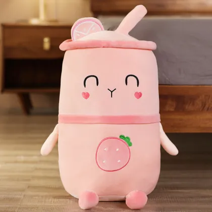 Boba Milk Tea Plush Pillow