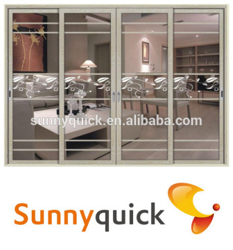 bedroom aluminum sliding doors/ AS2047 aluminum doors