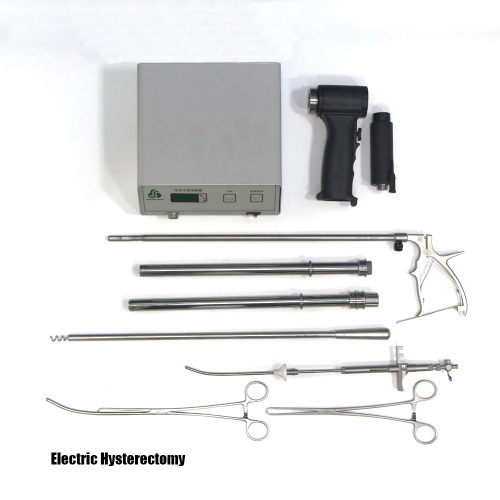 Instrumentos ginecológicos Conjunto completo de histerectomia elétrica