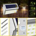 30 LED Stainless Steel Solar Fence Light