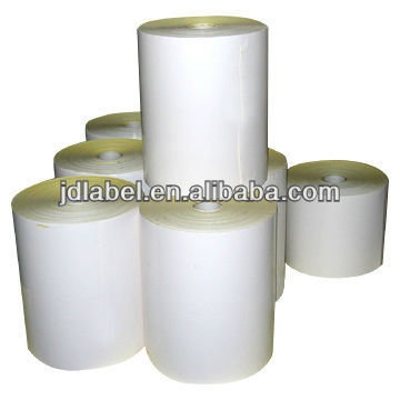 cast coated self adhesive label stock rolls